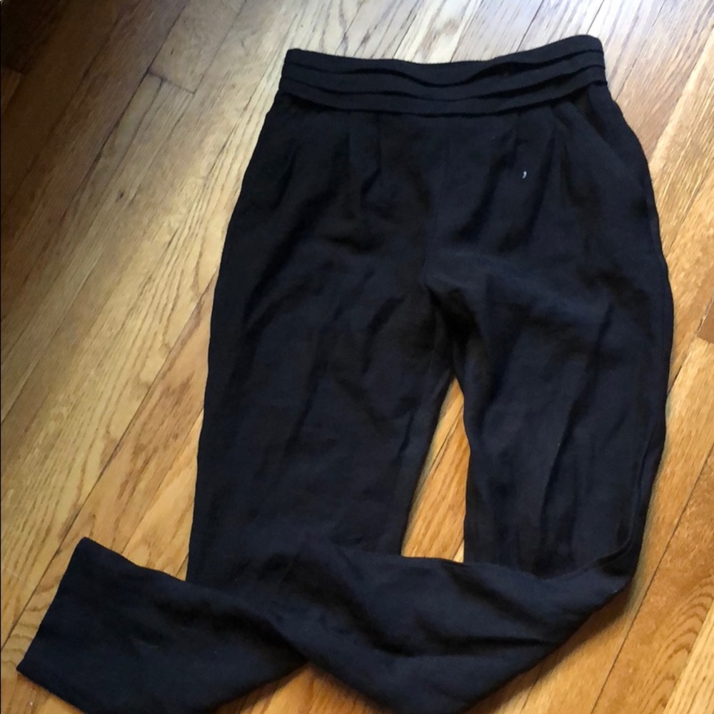 BCBG high waist black dress pant
